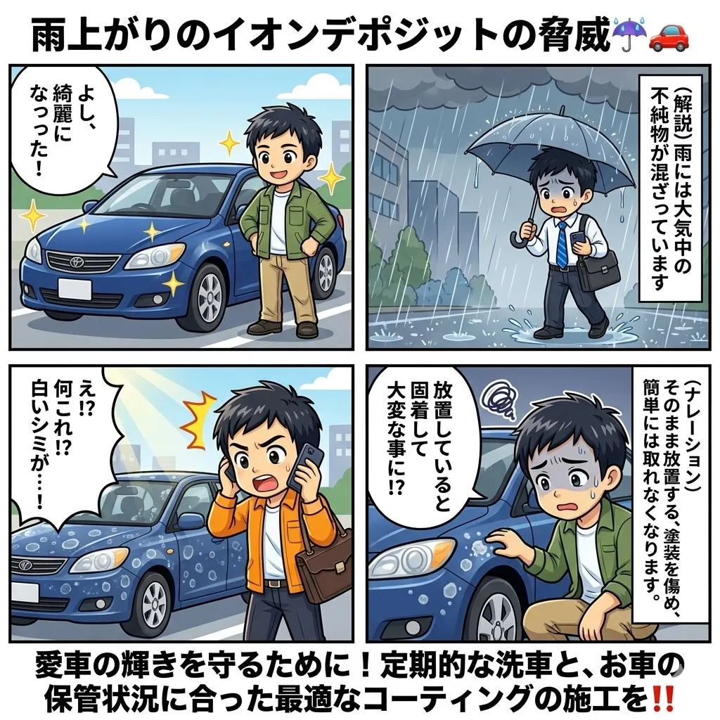 【雨上がり、そのまま放置していませんか?☔️🚗】
